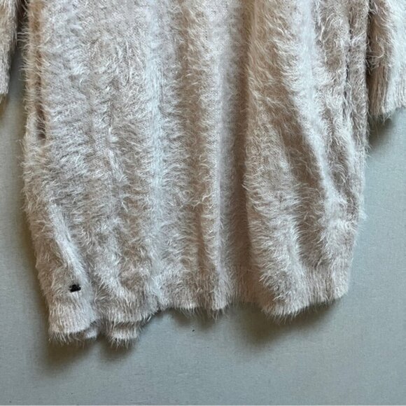 Monk & Lou fuzzy open knit midi oversized cardigan Sz XS - Picture 5 of 10